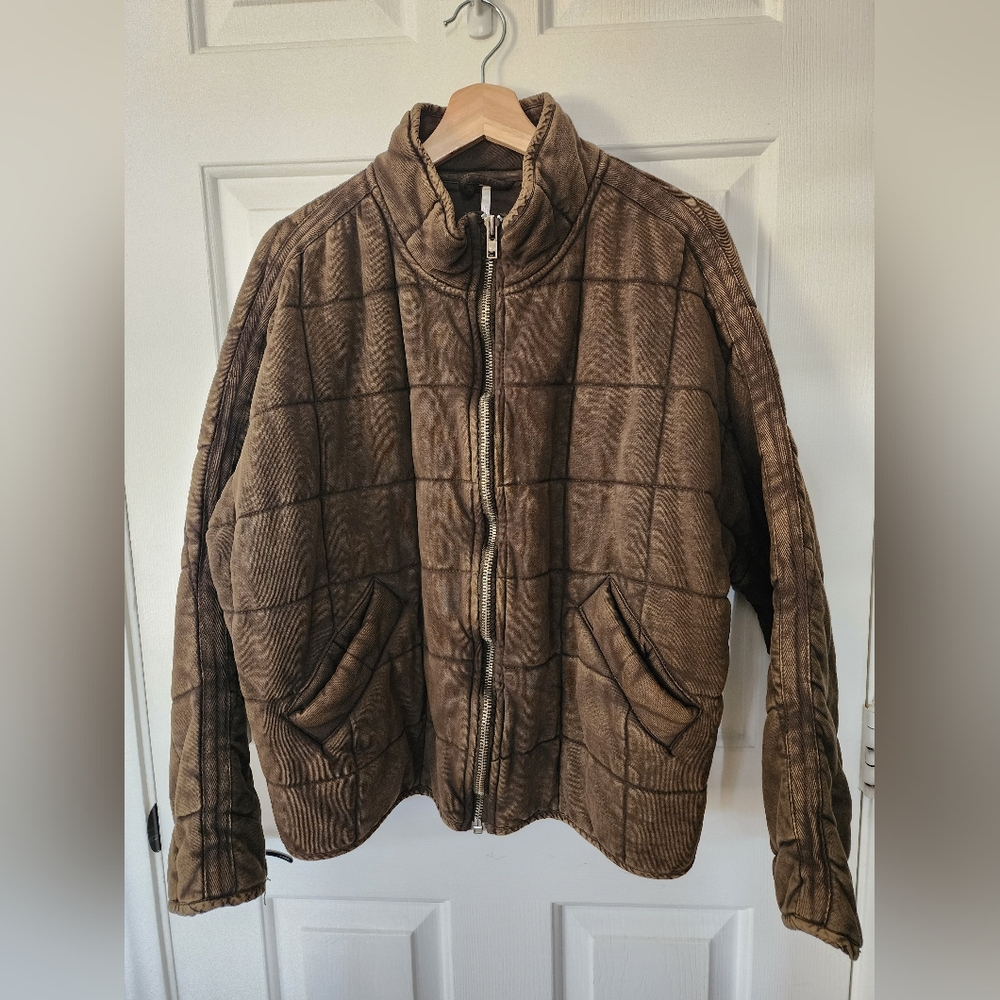 Free People Women's Quilted Dolman Jacket